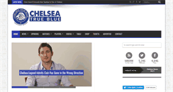 Desktop Screenshot of chelseatrueblue.com